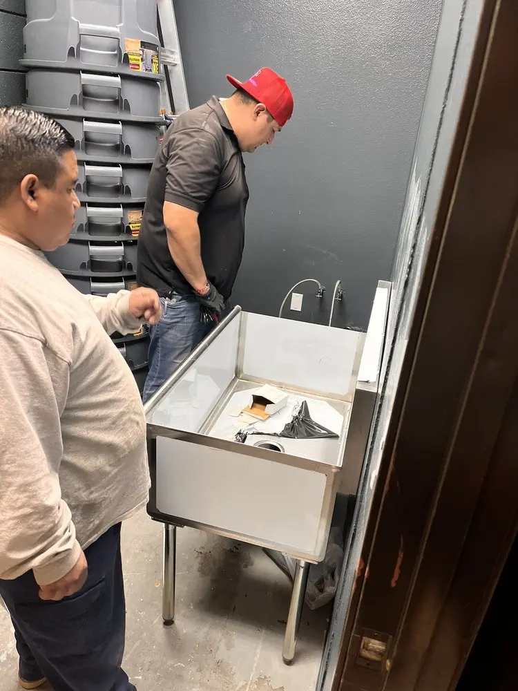 Commercial plumbing and sink installation in Rancho Mirage